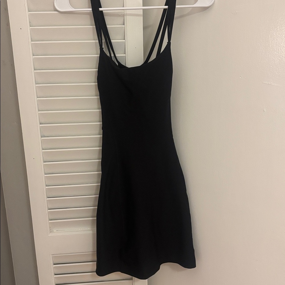 Abercrombie YPB Black Strappy Dress - Picture 3 of 6